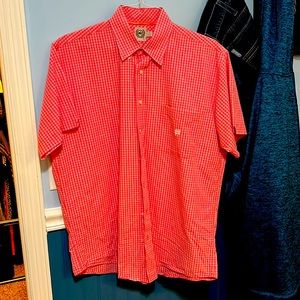 Men’s Pink Medium short sleeve button up